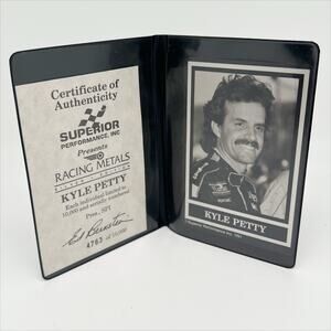 🎁 1991 Kyle Petty Superior Performance Racing Metals Silver Edition Card